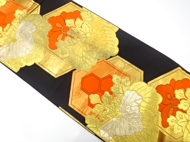 Japanese Kimono / Antique / Fukuro Obi Silk